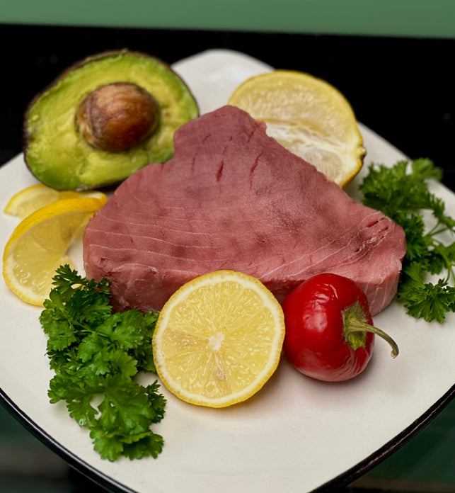 Wild Caught Yellowfin Tuna Steaks (8oz)