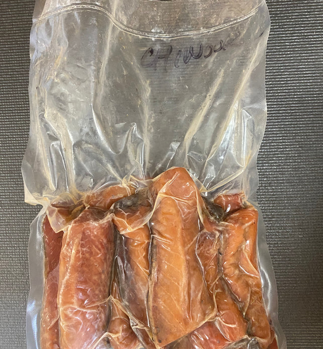 Smoked Chinook salmon