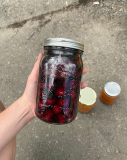 Canned cherries