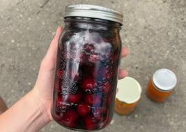 Canned cherries