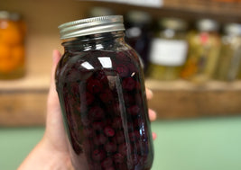 Canned blueberries