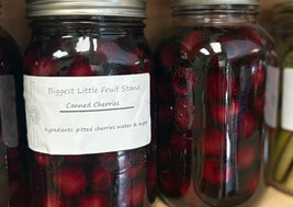 Canned cherries