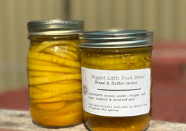 Pickled bread & butter onions
