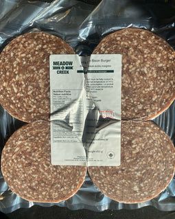 Bison burgers