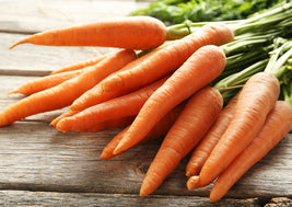 Carrots with tops