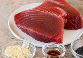 Wild Caught Yellowfin Tuna Steaks (8oz)